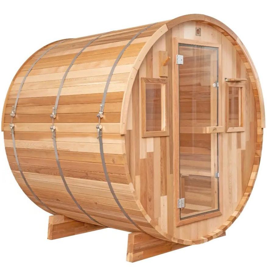 6 FT Classic Red Cedar Barrel Sauna - 4-6 Person # #seotitle## Backcountry Recreation