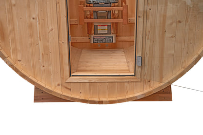 6 FT Classic Thermowood Barrel Sauna  - 4-6 Person # #seotitle## Backcountry Recreation