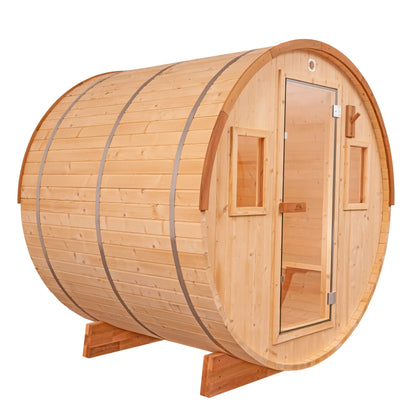 6 FT Classic Thermowood Barrel Sauna  - 4-6 Person # #seotitle## Backcountry Recreation