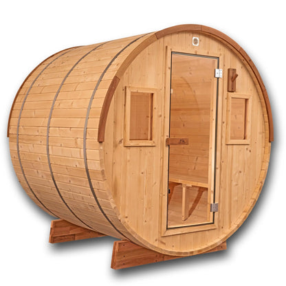 6 FT Classic Thermowood Barrel Sauna  - 4-6 Person # #seotitle## Backcountry Recreation