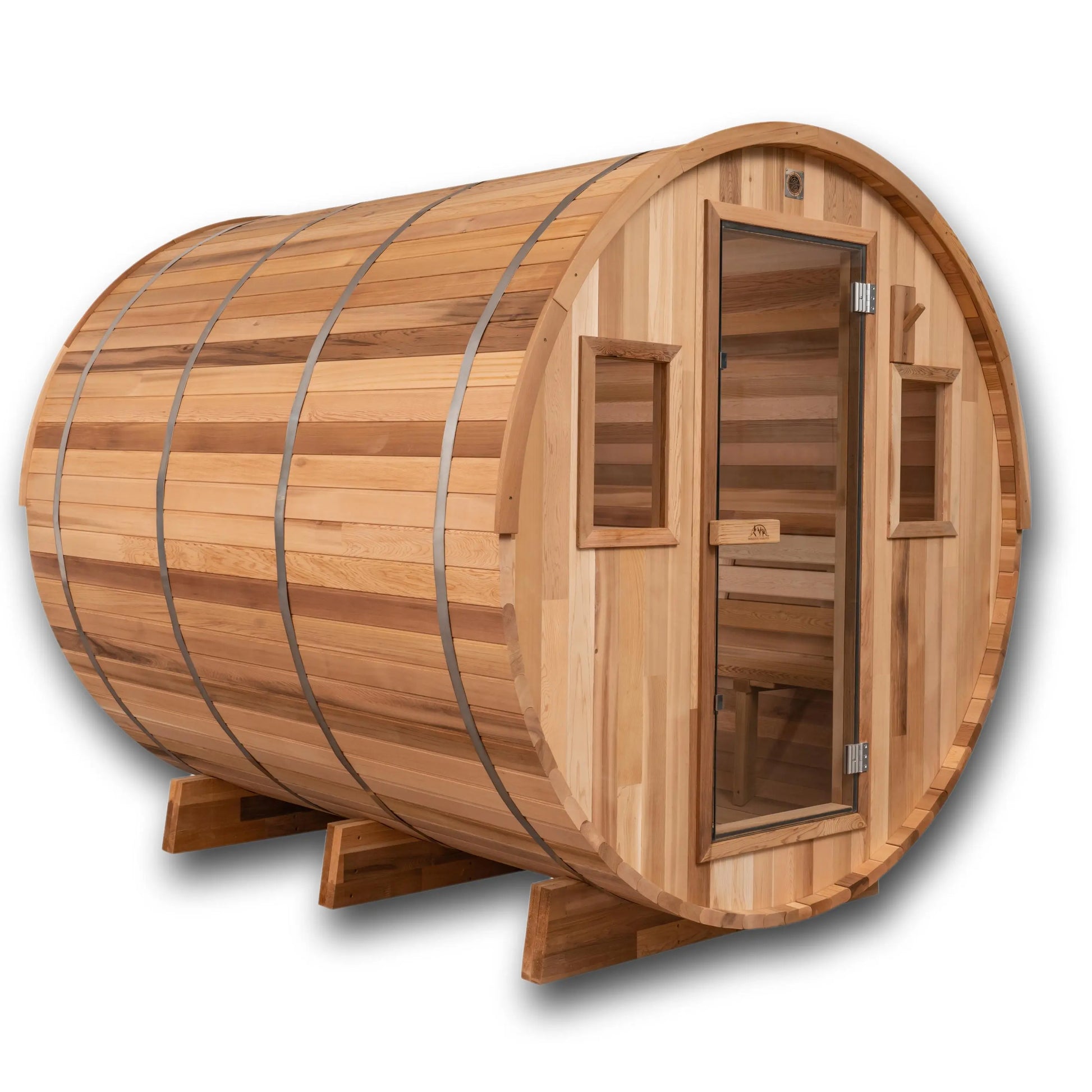 8 FT Classic Red Cedar Barrel Sauna - 6-8 Person # #seotitle## Backcountry Recreation