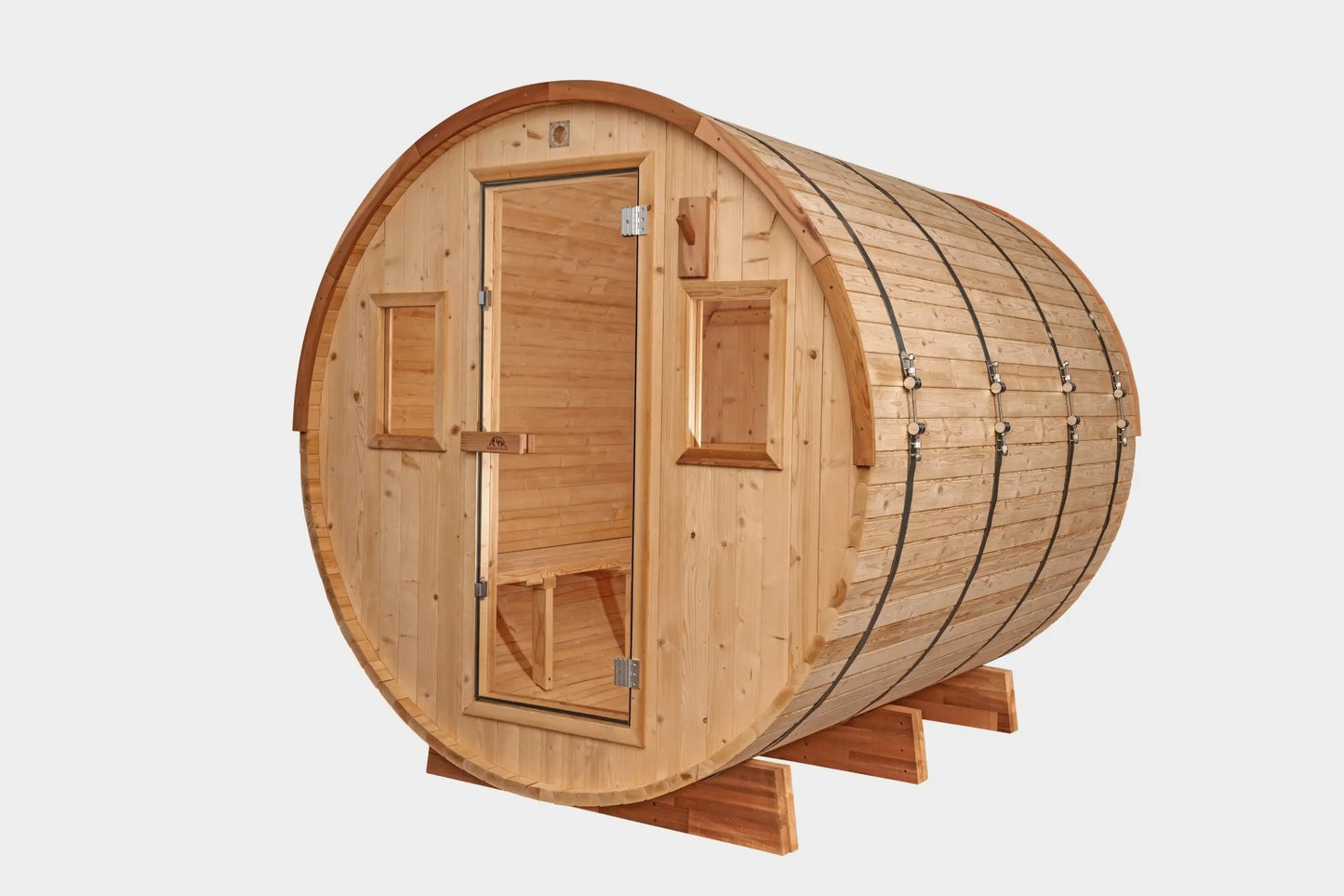 8 FT Classic Thermowood Barrel Sauna  - 6-8 Person # #seotitle## Backcountry Recreation