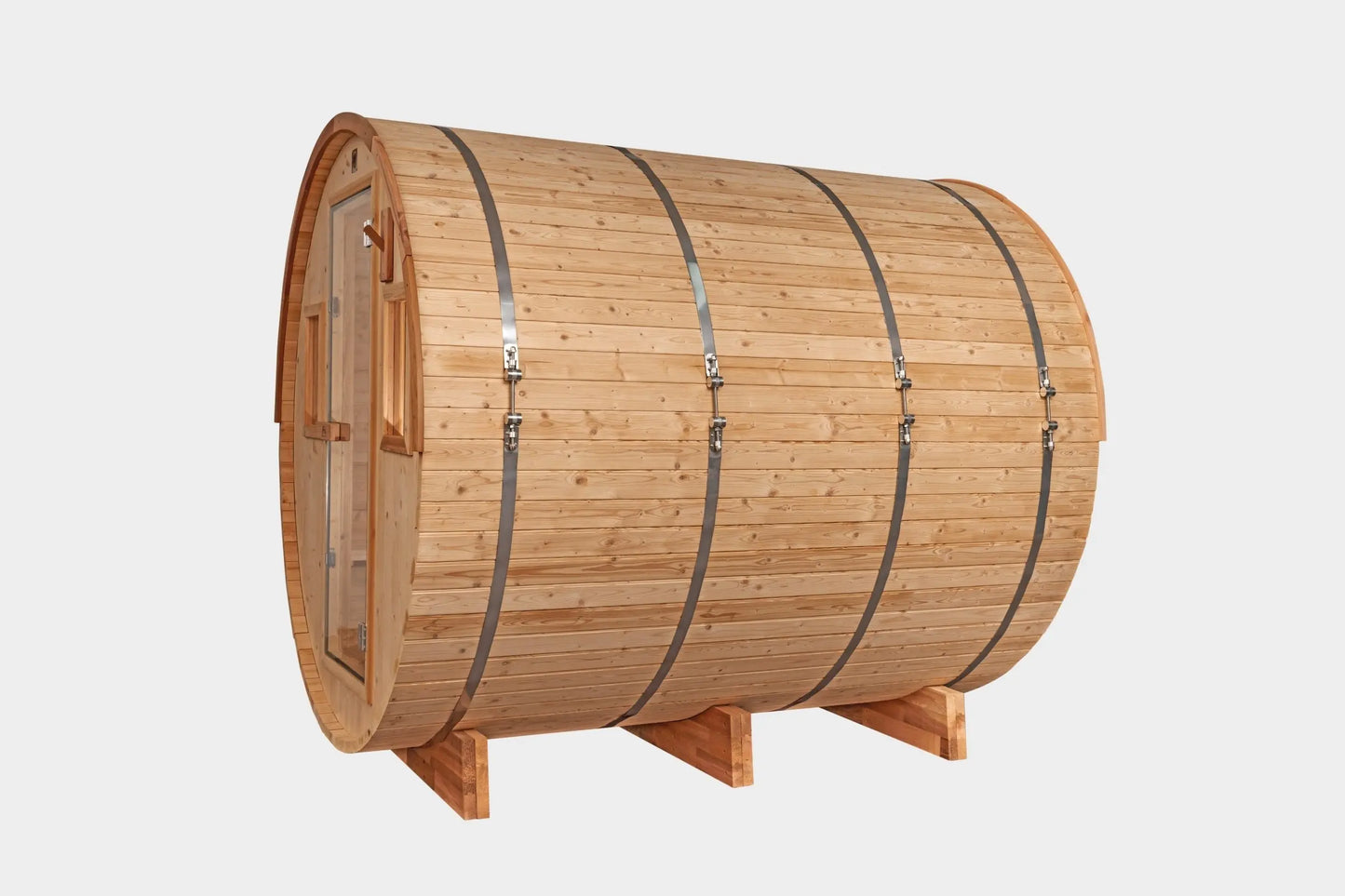 8 FT Classic Thermowood Barrel Sauna  - 6-8 Person # #seotitle## Backcountry Recreation