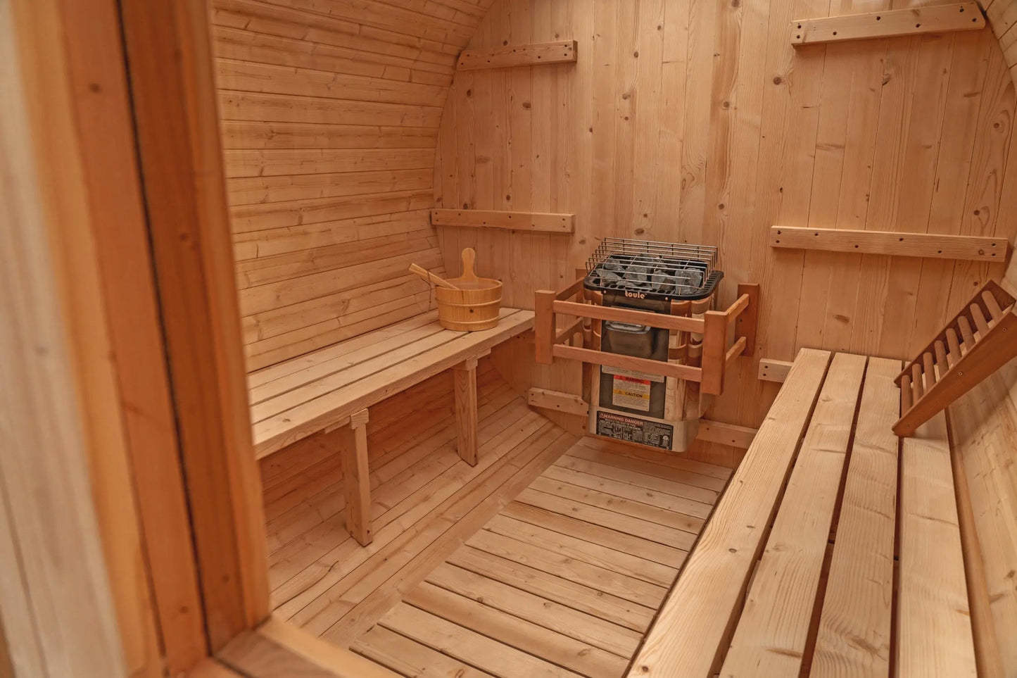 8 FT Classic Thermowood Barrel Sauna  - 6-8 Person # #seotitle## Backcountry Recreation