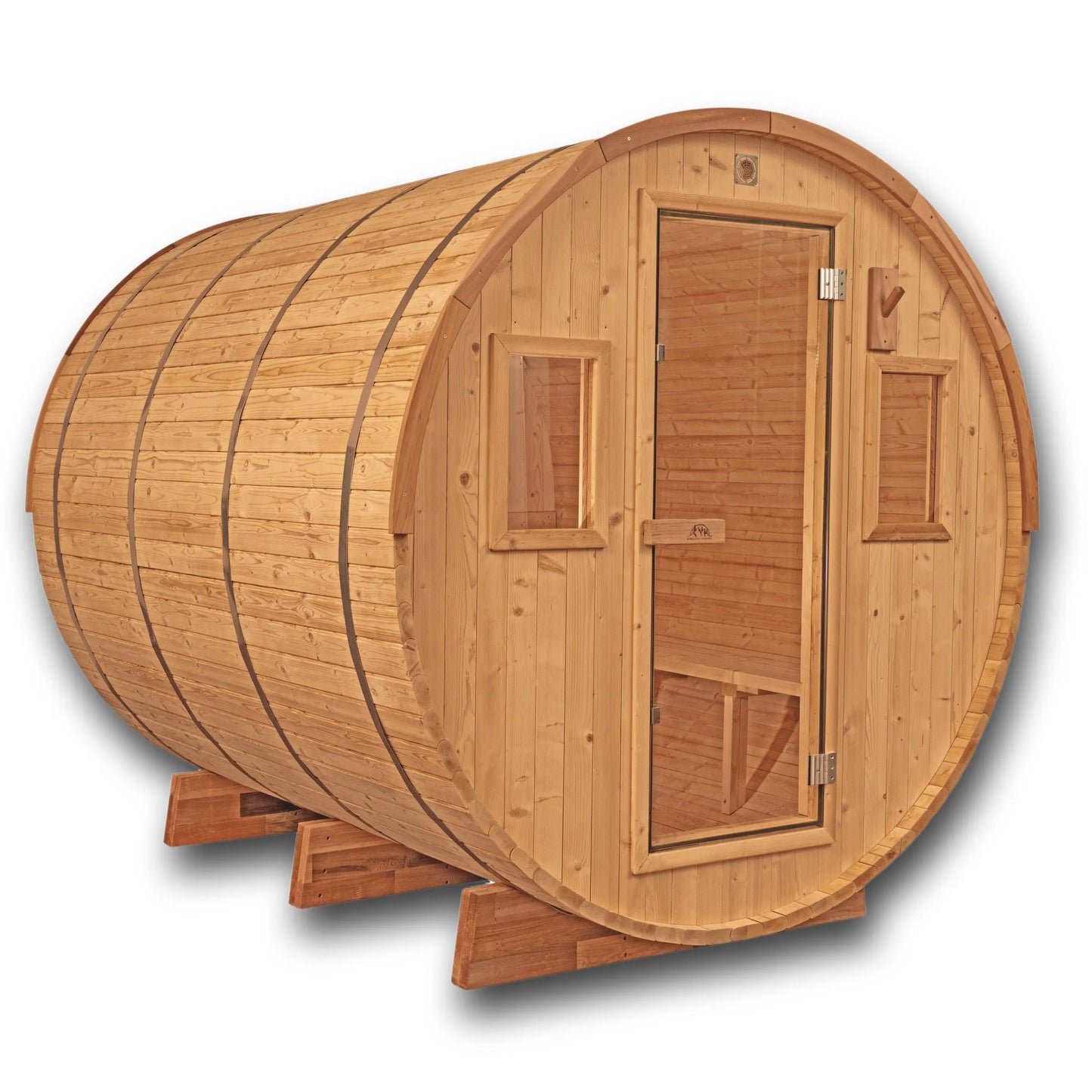 8 FT Classic Thermowood Barrel Sauna  - 6-8 Person # #seotitle## Backcountry Recreation