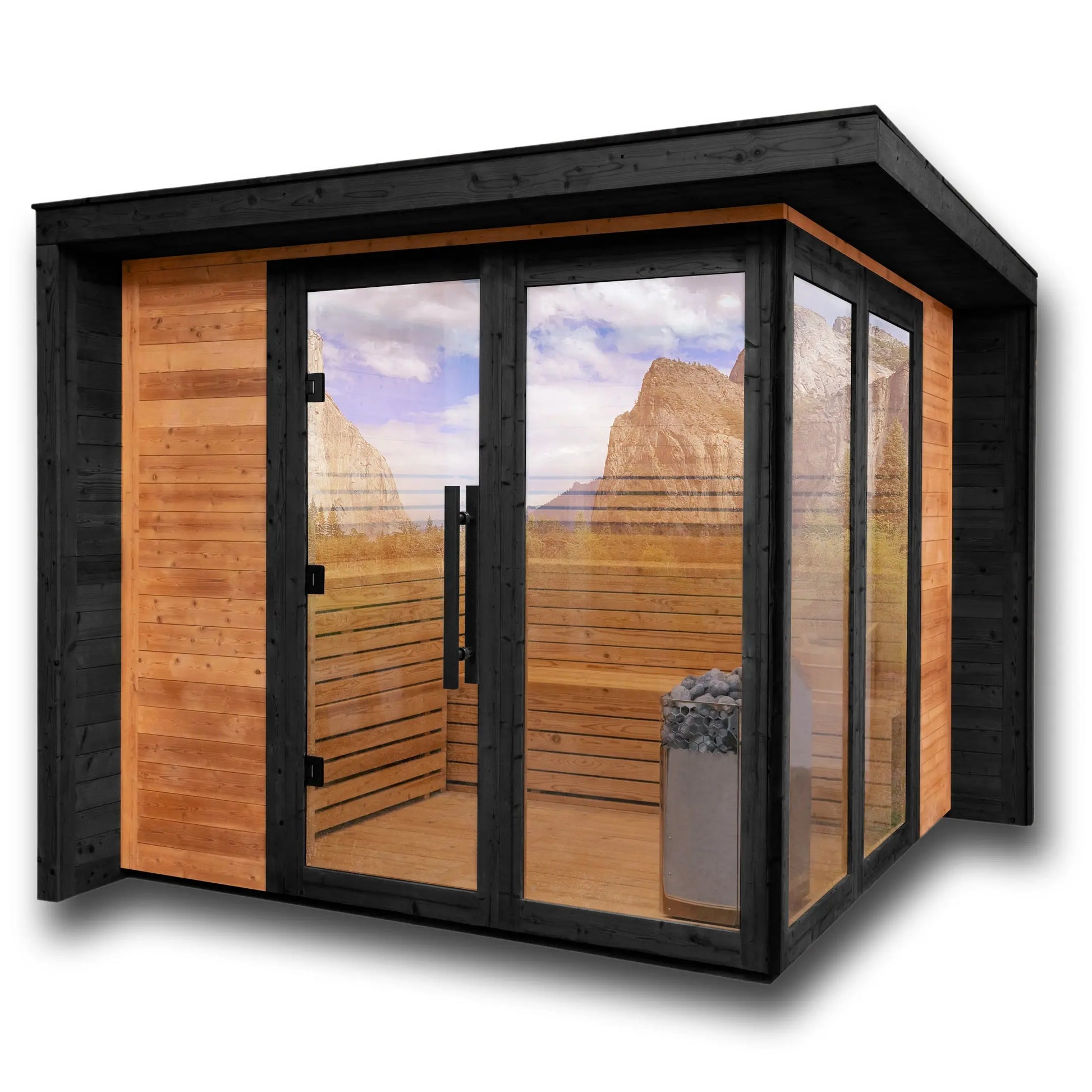 Modern Outdoor Sauna -  Lasi # #seotitle## Backcountry Recreation