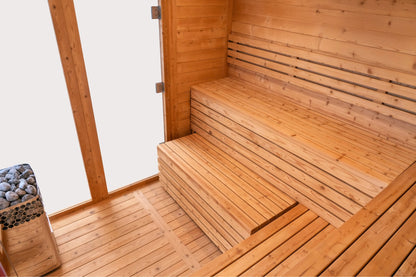 Modern Outdoor Sauna -  Lasi # #seotitle## Backcountry Recreation