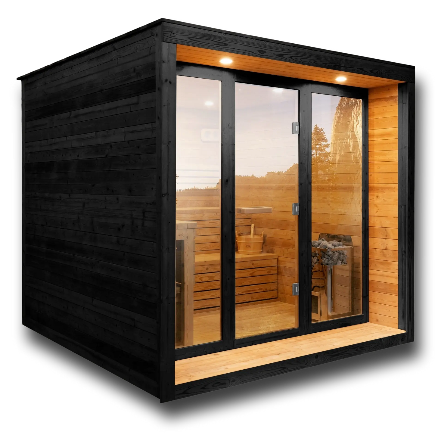 Modern Sauna -  Neliö # #seotitle## Backcountry Recreation